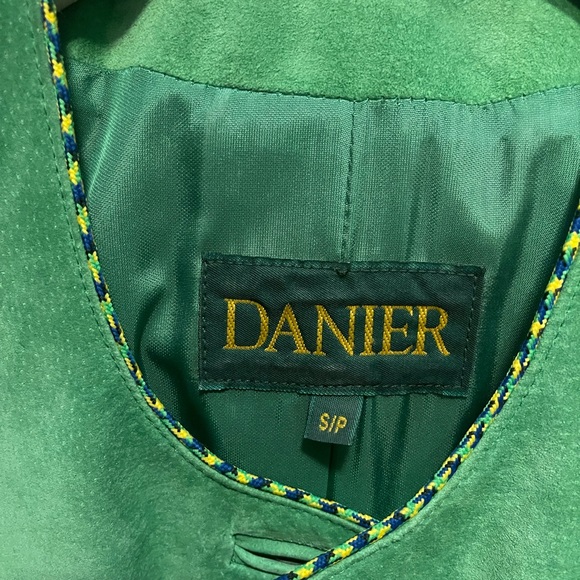 Beautiful green suede dress - Picture 2 of 2